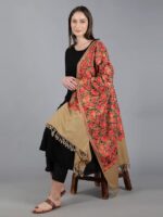 Zamour Kashmiri Embroidery Indian Shawl Stole Scarf Wrap - Image 3